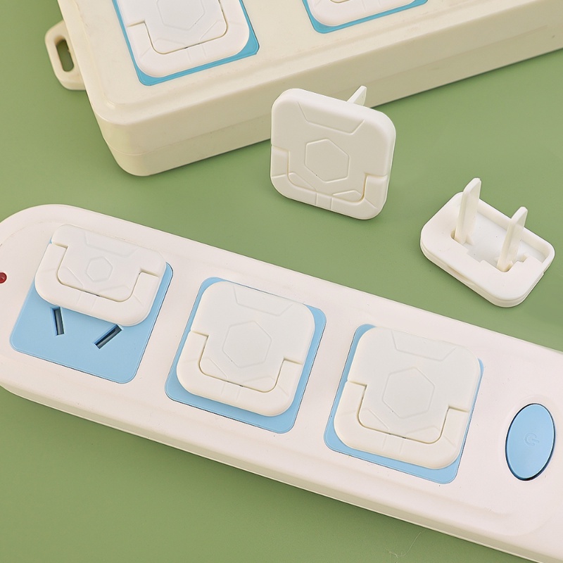 2per3lubang Anak Listrik Shock-proof ABS Penutup Pelindung Soket Dengan Pegangan/Pengaman Insulasi Pengaman Colokan Listrik Praktis Nyaman