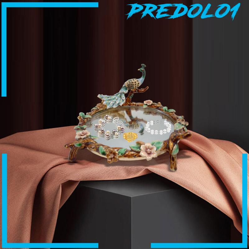 [Predolo1] Tray Cermin Hias Organizer Parfum Untuk Vanity Coffee Table Kamar Mandi