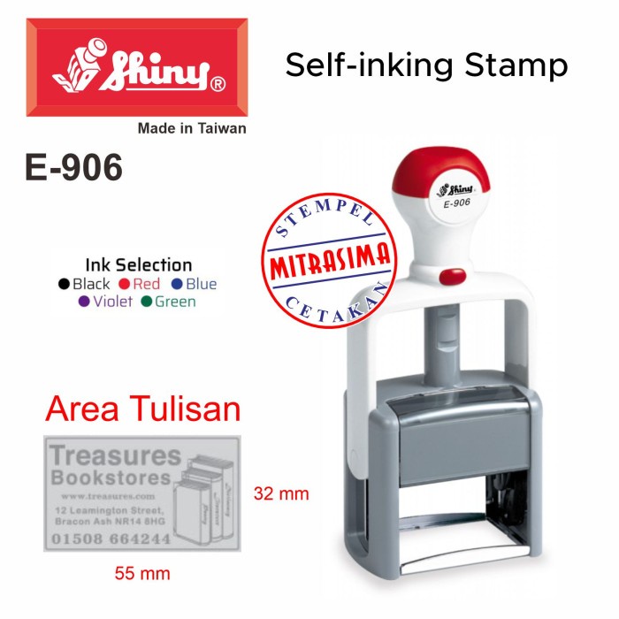 

Stempel Shiny E-906 ( Shiny Essential bentuk persegi E906 Tipe E 906 )