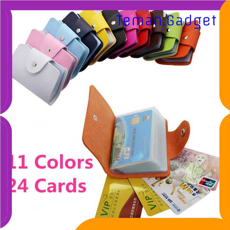 TG - ATK Dompet Kartu 24 Slot Bahan Kulit - C170