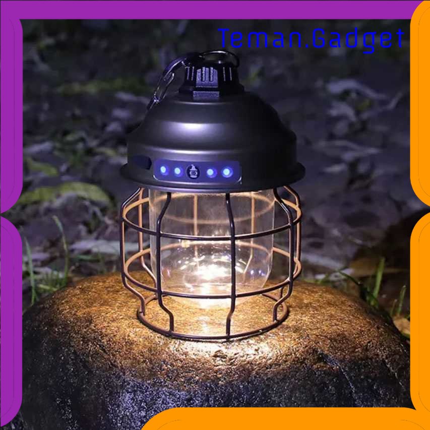 TG - OLR RDE Lampu LED Camping Lentera Gantung Waterproof 3 In 1 3600mAh - KJ-130