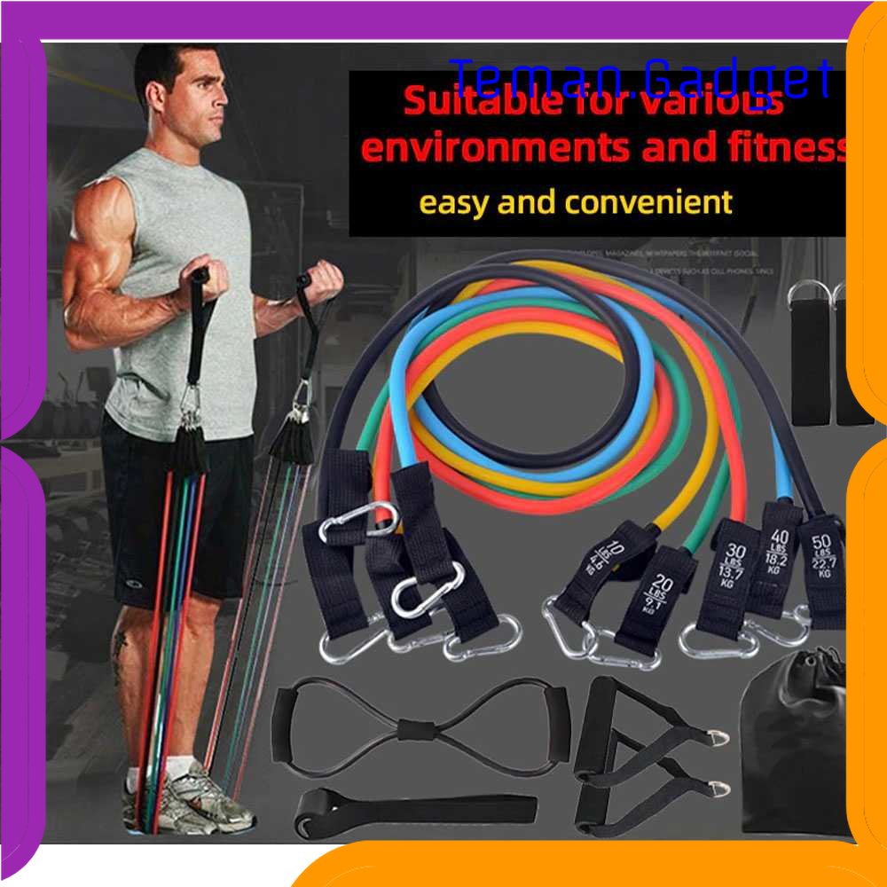 TG - OLR KFK Tali Stretching Resistance Band Pilates Yoga 12PCS 150LBS - GCT395