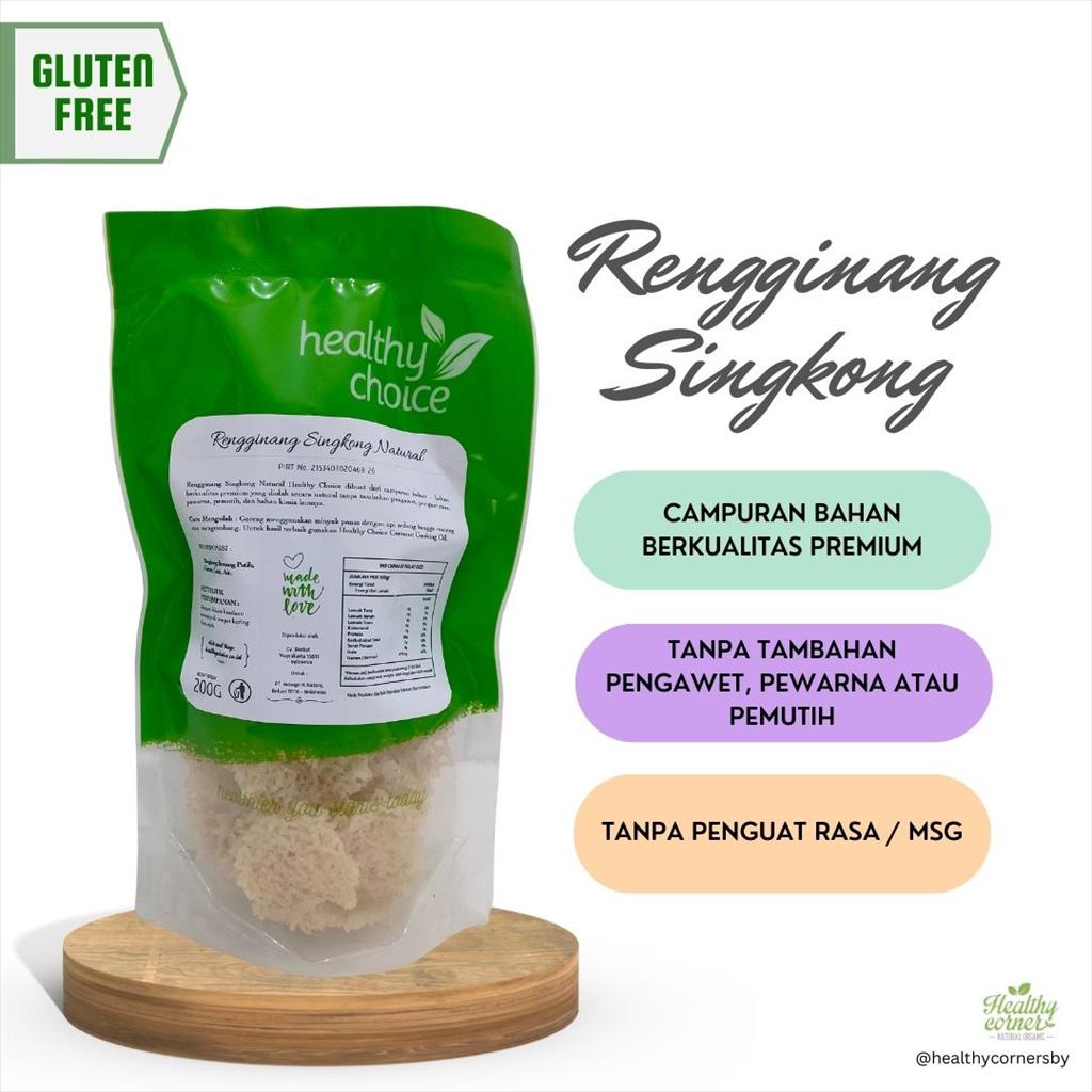 

Rengginang Singkong 200g ( Bebas Pengawet Pemutih ) Healthy Choice