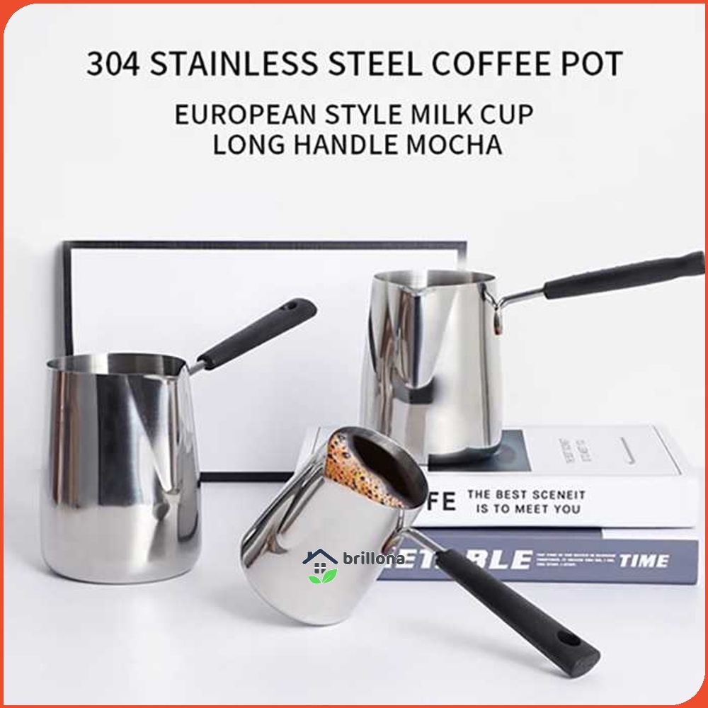 DROHOEY Teko Kopi Espresso Latte Long Handle Stainless Steel - S07