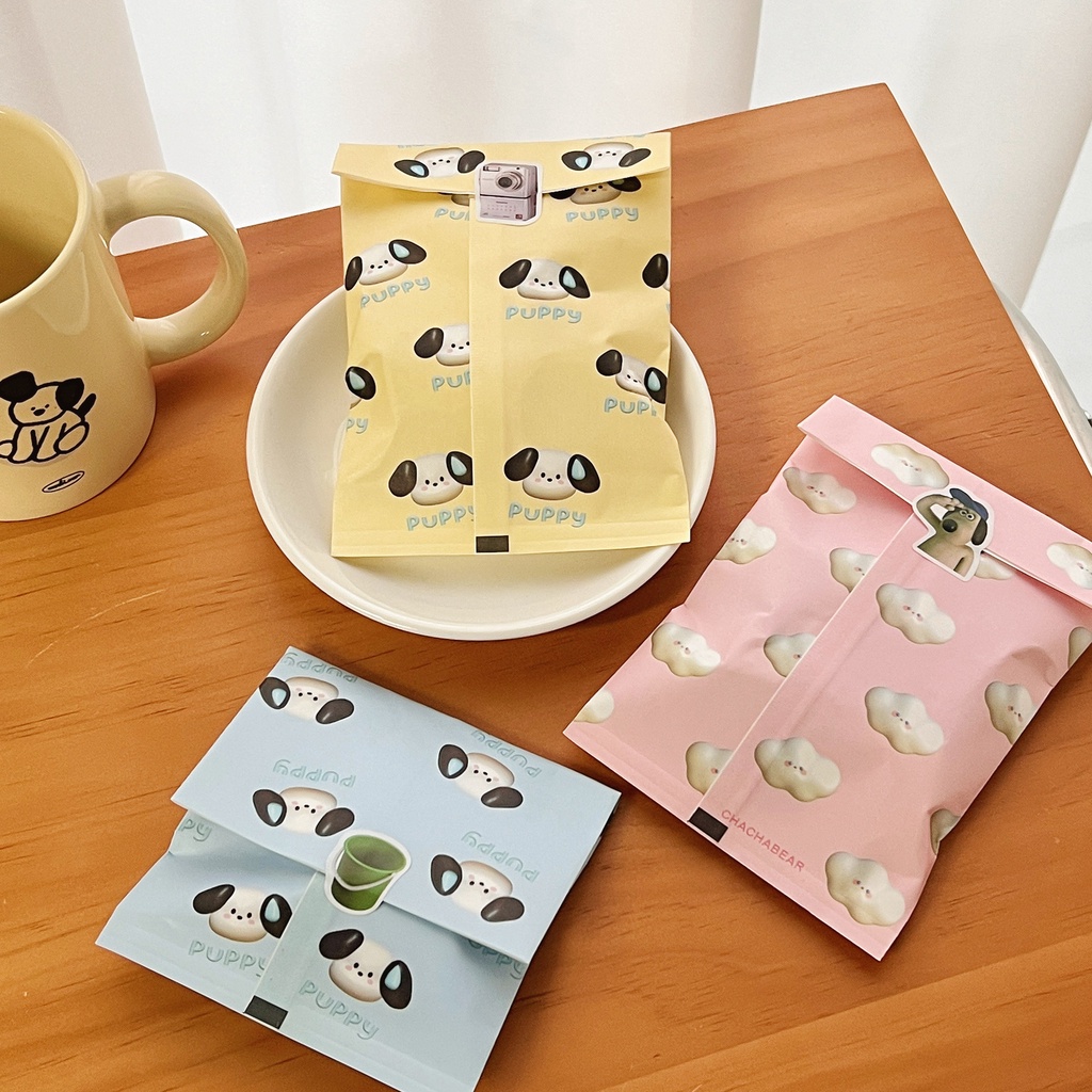

[HARU] Character Printed Paper Bag Flat Kantong Kertas Serbaguna Packaging Motif