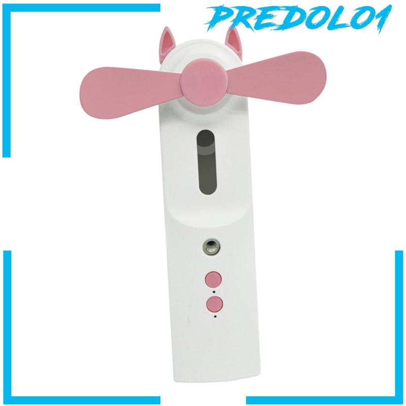 [Predolo1] Personal Fan Misting Fan Backpacking Mobil Kantor 2speed Mini Fan Humidifier