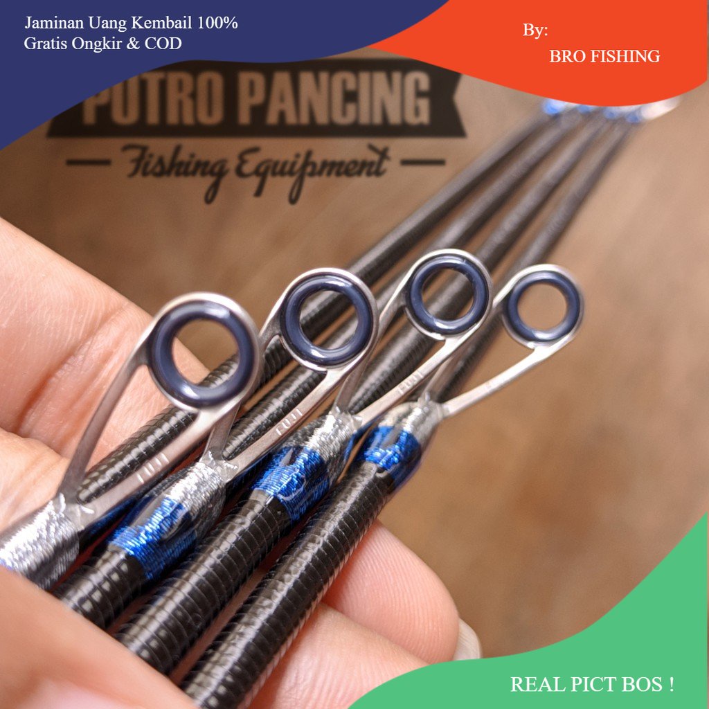 Rod Top section atas Sisik Ajing 7'4" 2lb Relix Nusantara