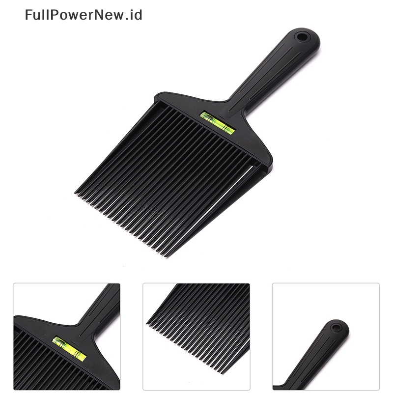 Power Profesional Hair Trimming Flat Comb Pria Hairdressing Clipper Flattoper Comb ID