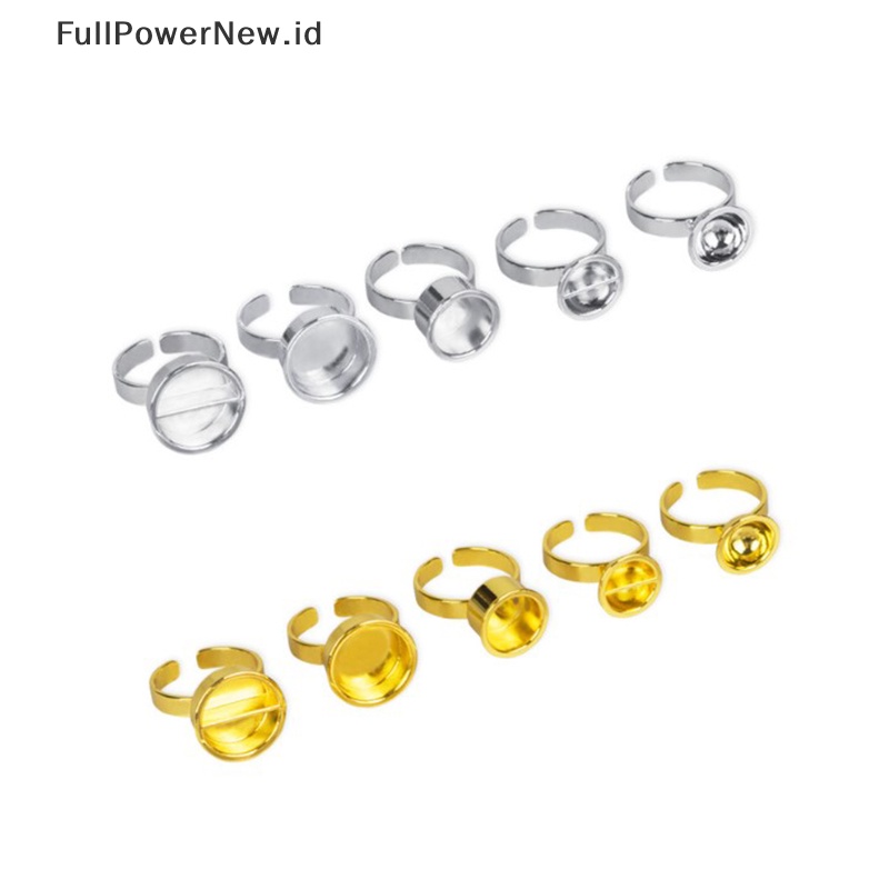 Power 1pc Gelas Cincin Lem Pigmen Bahan Metal Tempat Tinta Tato Untuk Alat Makeup ID