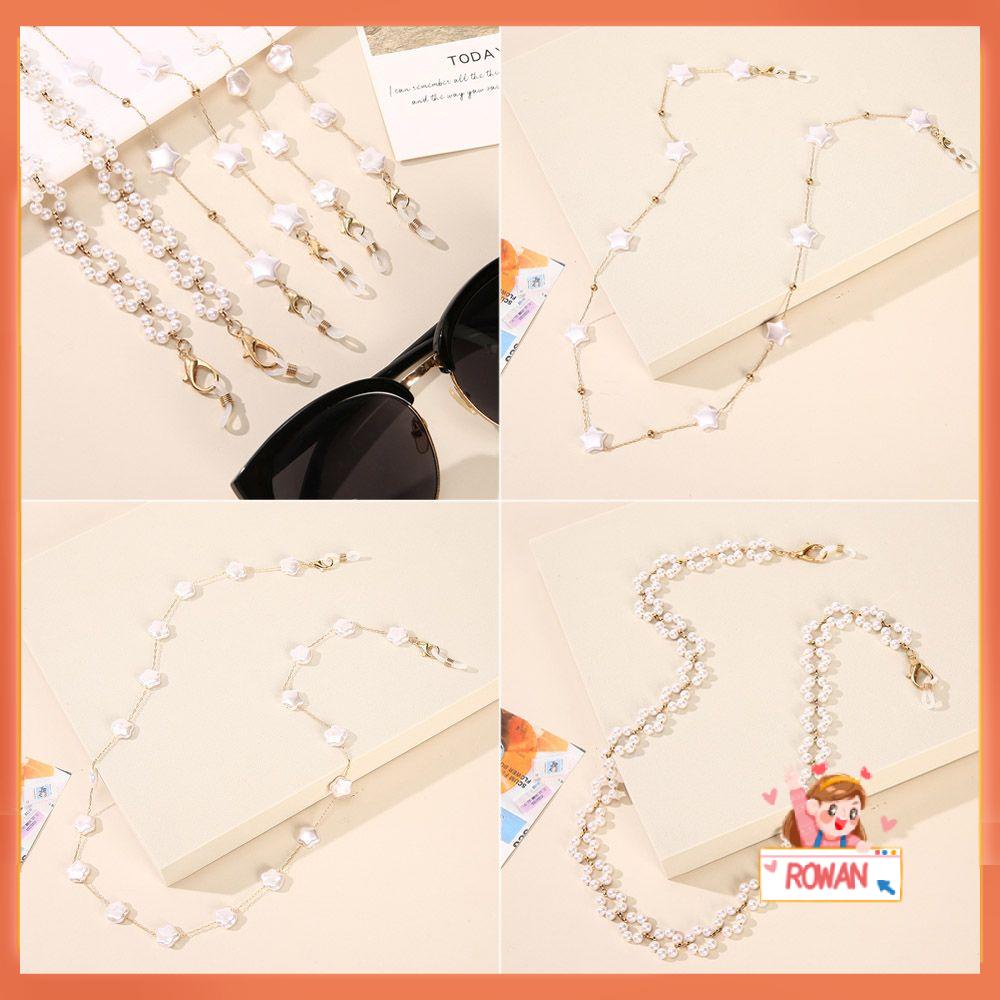 R-flower Glasses Chains Eyewear Accessories Kalung Mutiara Tali Kacamata