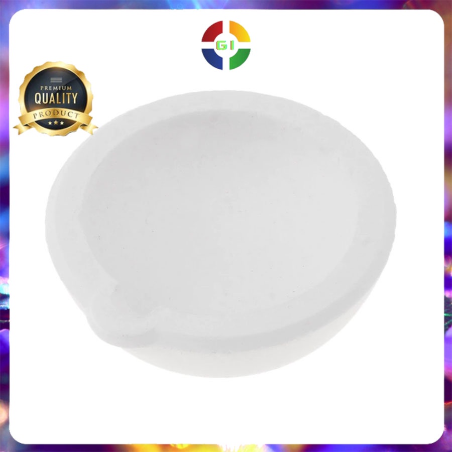 Wadah Leleh High Temperature Quartz Silica Melting Bowl  White