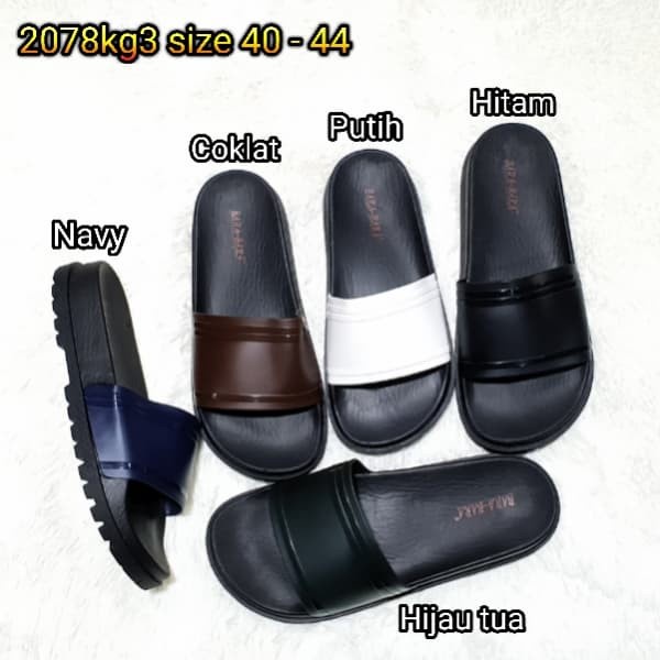 jelly sandal pria import bara bara sendal karet 2078kg3