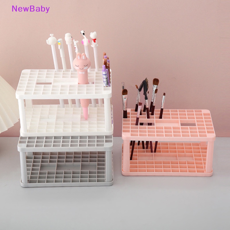 Newbaby Creative Square Makeup Storage Rack Brush Holder Rak Make Up Kecantikan Tempat Pulpen ID