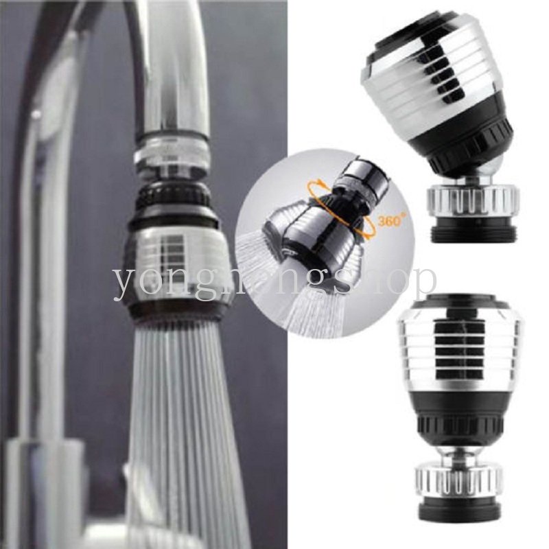 Aerator Keran Putar 360derajat Bubbler 2mode Adjustable Filter Air Diffuser Splash Proof Hemat Air Nozzle Tap Connector Aksesoris Keran Dapur