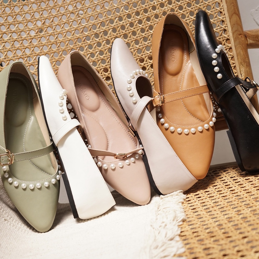 Vimemo Marry Jane Flatshoes - Lizzy