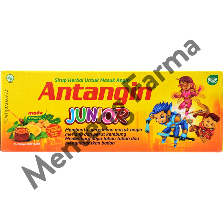 Antangin Junior 5 Sachet - Meredakan Masuk Angin Anak