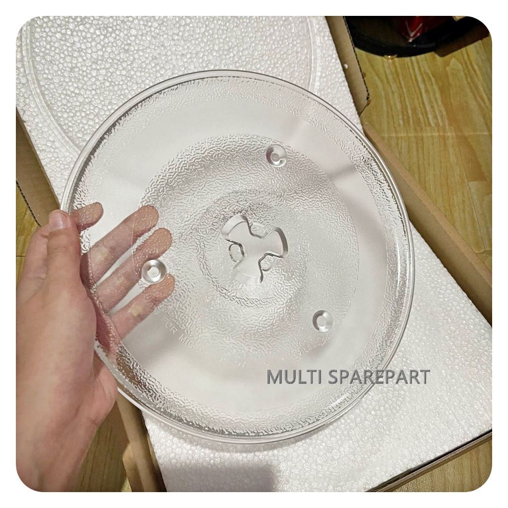 Piring MICROWAVE Diameter 31,5 cm Piringan Tatakan Oven Universal Tebal Import