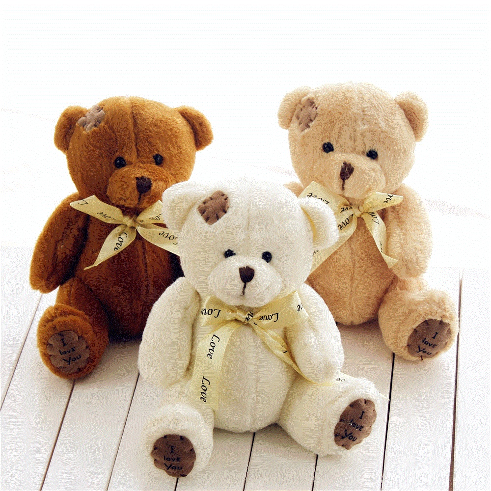 New High Quality Lovely Bear Lembut Mainan Mewah Teddy Bear Kawaii Katun Hewan Hadiah Ulang Tahun Untuk Anak