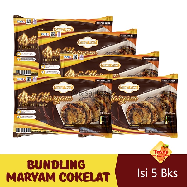 Bundling Roti Maryam Cokelat Lumer 5 Pcs