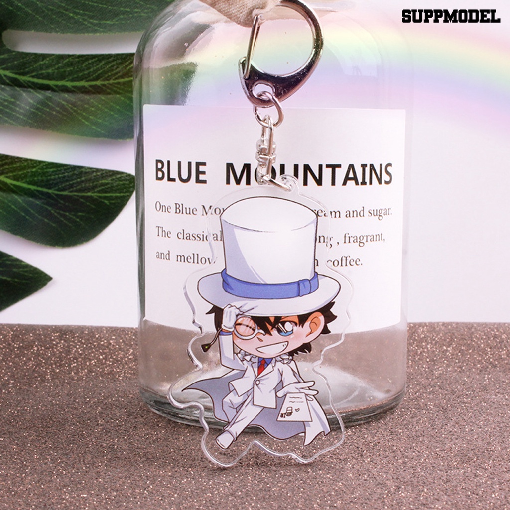 [SM Otomatis] Liontin Gantungan Kunci Simulasi Tinggi Kartun Anime Indah Detektif Conan Keychain Untuk Tas
