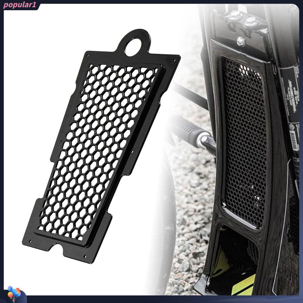 Populer Motor Radiator Grille Perlengkapan Motor Tahan Lama Untuk Harley Softail Grille Guard Cover