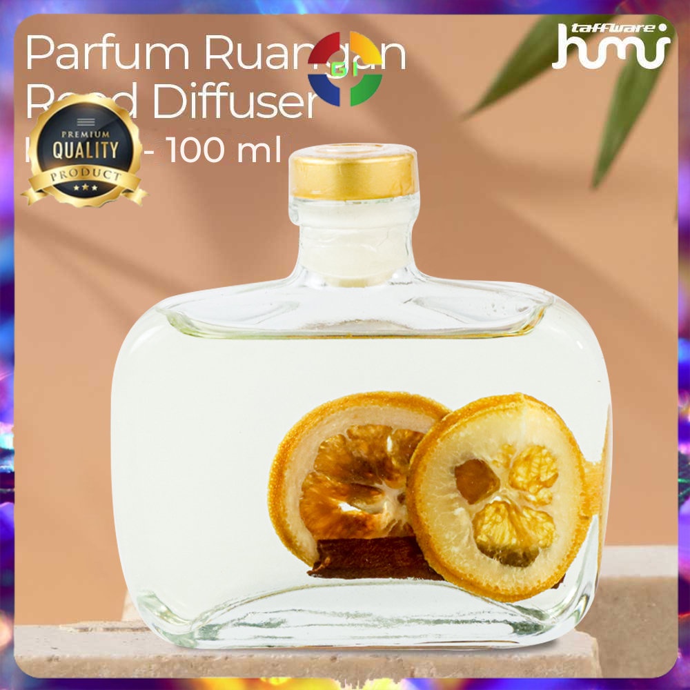 Pengharum Ruangan Reed Diffuser with Rattan Sticks 100ml Hilton No Color