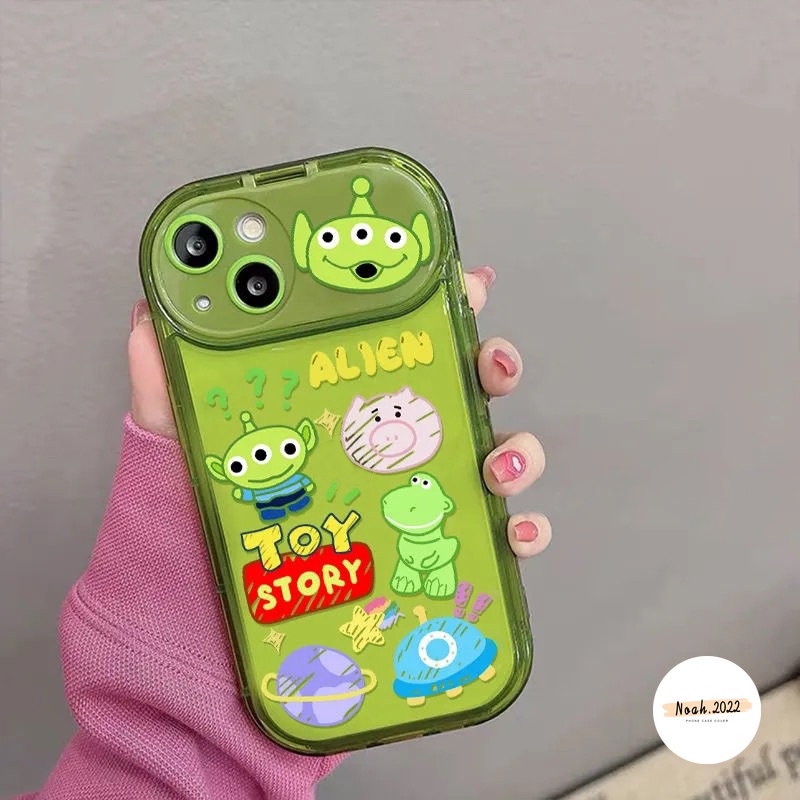 Flip Make Up Mirror Case Untuk VIVO Y12 Y15 Y12S Y20 Y12i Y17 Y11 Y20i Y20s Y20s G Y11s Y20A Y91C Y1S Y12A Y20G Y30G Kartun Toy Story Strawberry Bear Manyo Alien Soft Silicon Case