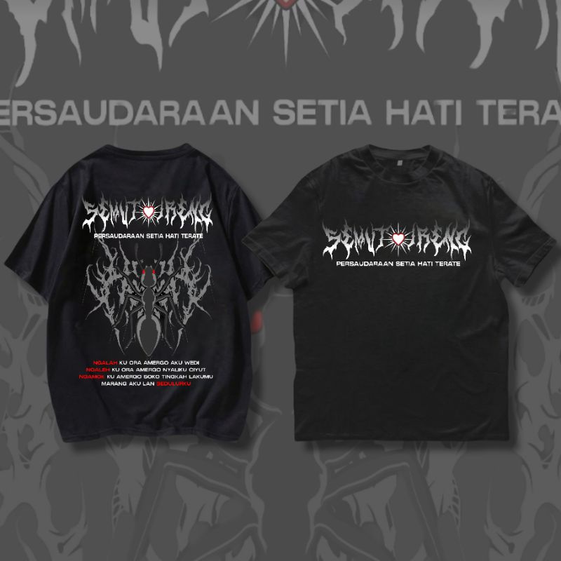 [COD] kaos psht kaos terate kaos psht semut ireng kaos black ant psht