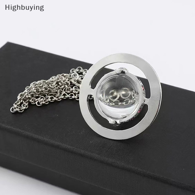 Hbid Planet Saturnus Kristal Orb Kalung Anting Stud Jewellery Wanita Perhiasan Hadiah Glory