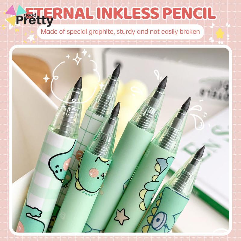 Pensil Abadi Kreatif Cewek Cantik Awet Tidak Mudah Patah Pensil Tidak Diraut - PD