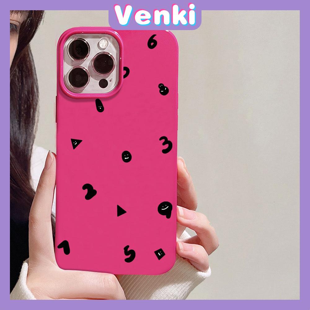 VENKI - For iPhone 11 iPhone Case Black Red Glossy TPU Soft Case Shockproof Protection Camera Yellow Black Letters Compatible with iPhone 14 13 Pro max 12 Pro Max xr xs max 7 8Plus