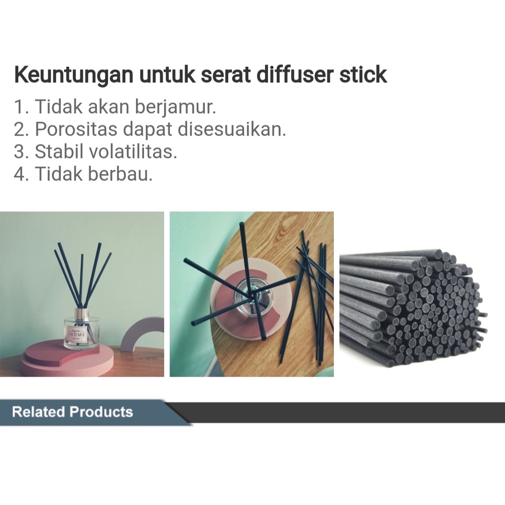 STICK Reed Diffuser 2 Varian Warna Stik Bukan Rotan