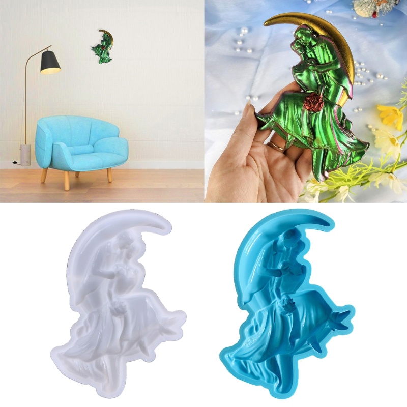 Siy Cetakan Resin Bentuk Pasangan Bahan Silikon DIY Membuat Tangan Aksesoris