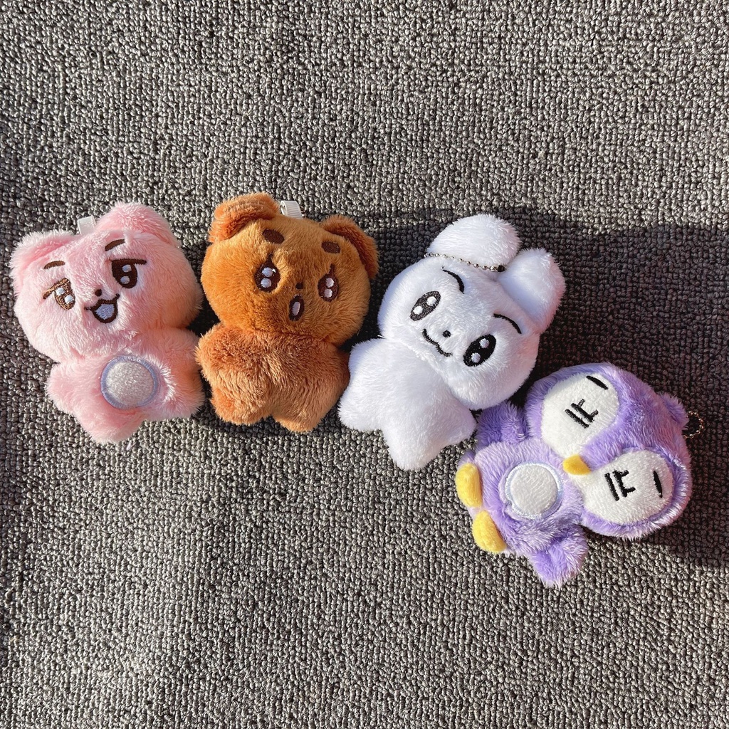 Kpop Soobin TAEHYUN TXT Lucu Boneka Mewah Gantungan Kunci Boneka DollKeyring Tas Liontin Charm