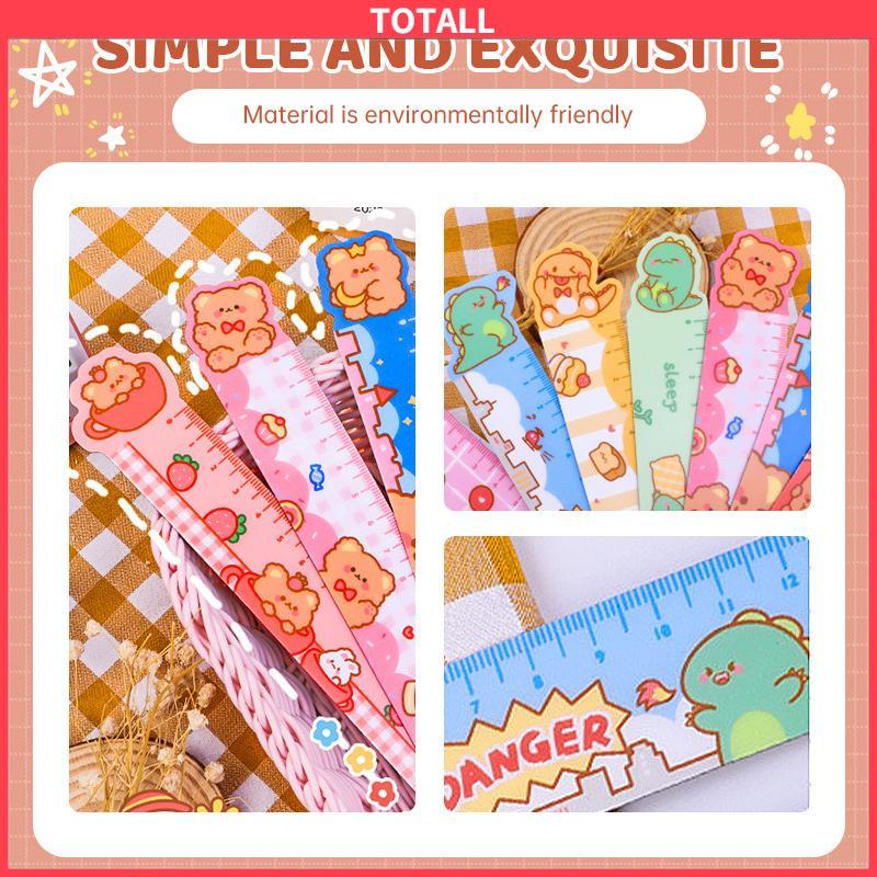 COD Cute Magnetic Ruler Office15cm Soft Ruler for Students Creative Stationery-Totall