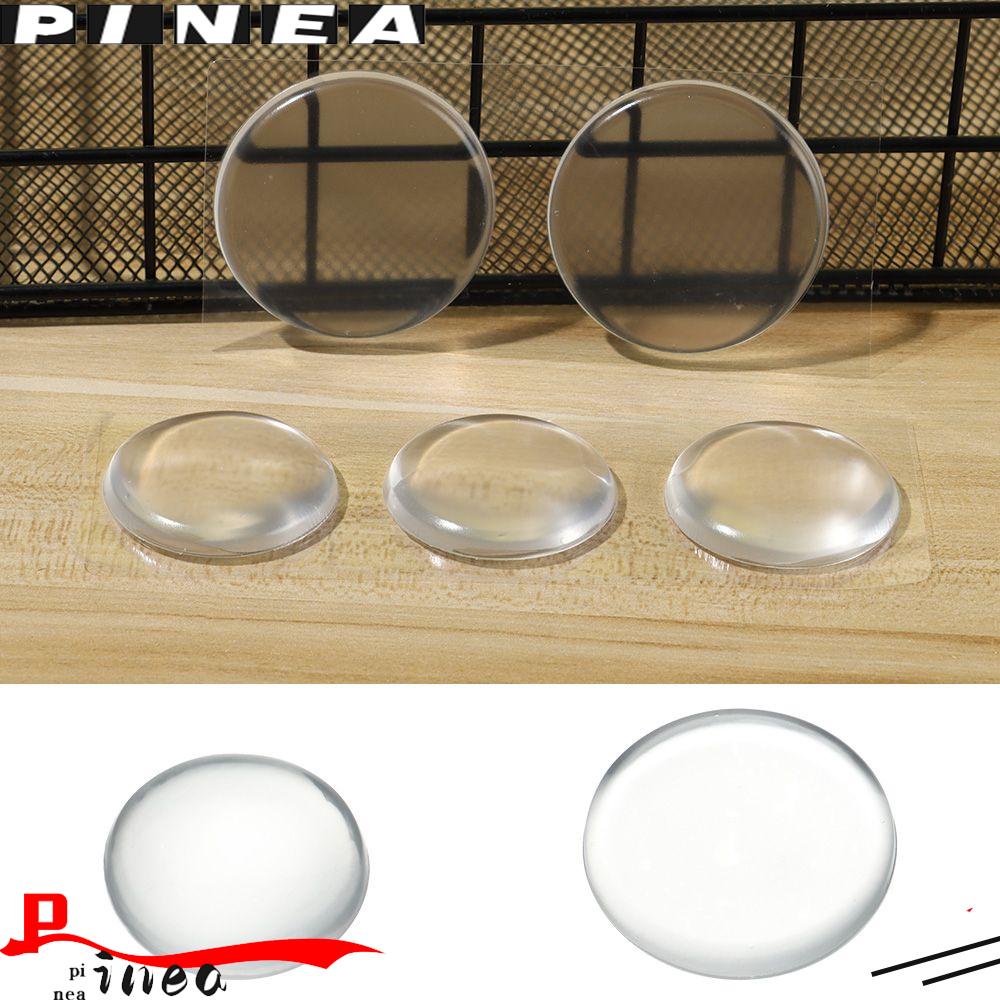 Nanas 6pcs Pelindung Dinding Pintu Bulat Baru Stop Self-adhesive Door Handle