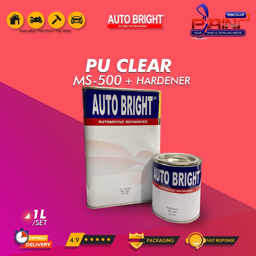 Clear Coat Auto Bright MS 5000 1 liter /Pernis/Clearcoat/Coat