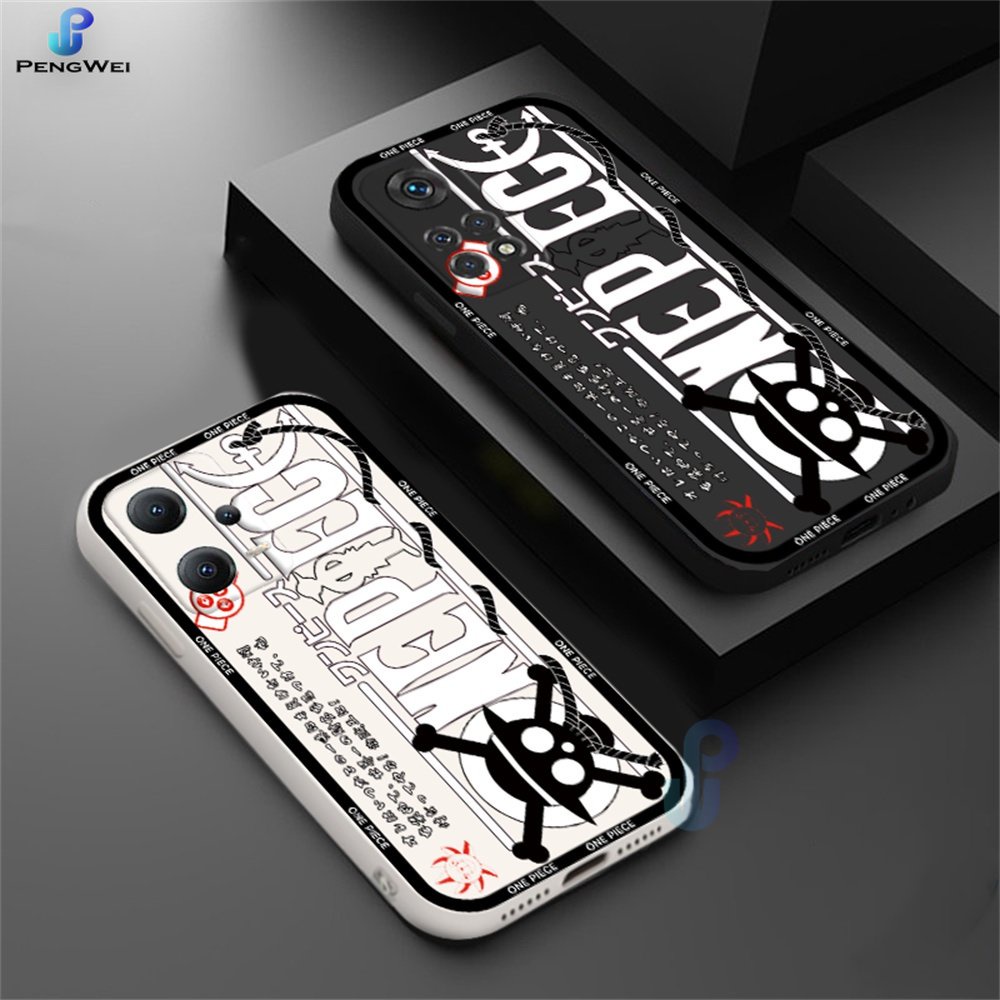 Casing hp Infinix Hot 40 Pro Note 12 G96  Hot 12 Play 11 Play 10 Play 9 Play Hot 11S NFC Smart 5 Smart 6 Hot 10S Hot 20S Hot 10T Cool Anime Pirate King Soft Silicone Matte Lanyard Phone Case PengWei