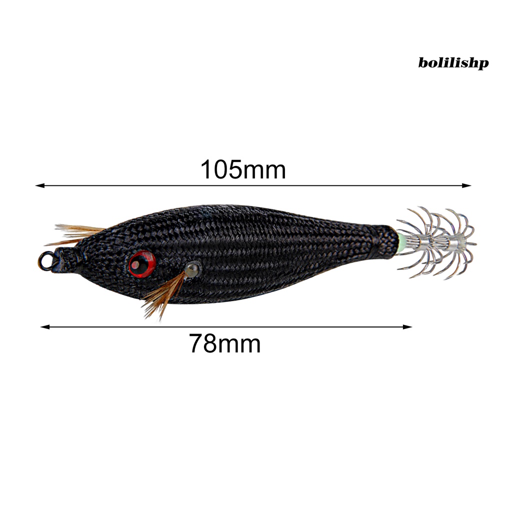 Bo-78mm/10g Umpan Pancing Terang Universal Tajam Kait 3D Realistis Fisheye Simulasi Desain Memancing Umpan Plastik Buatan Tahan Lama Memancing Umpan Untuk Outdoor