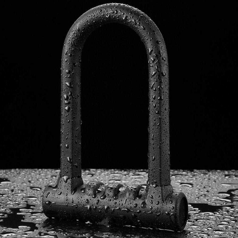 R-FLOWER Bike Lock Padlock Silikon Steel Shackle Serpentine Security Kunci Sepeda