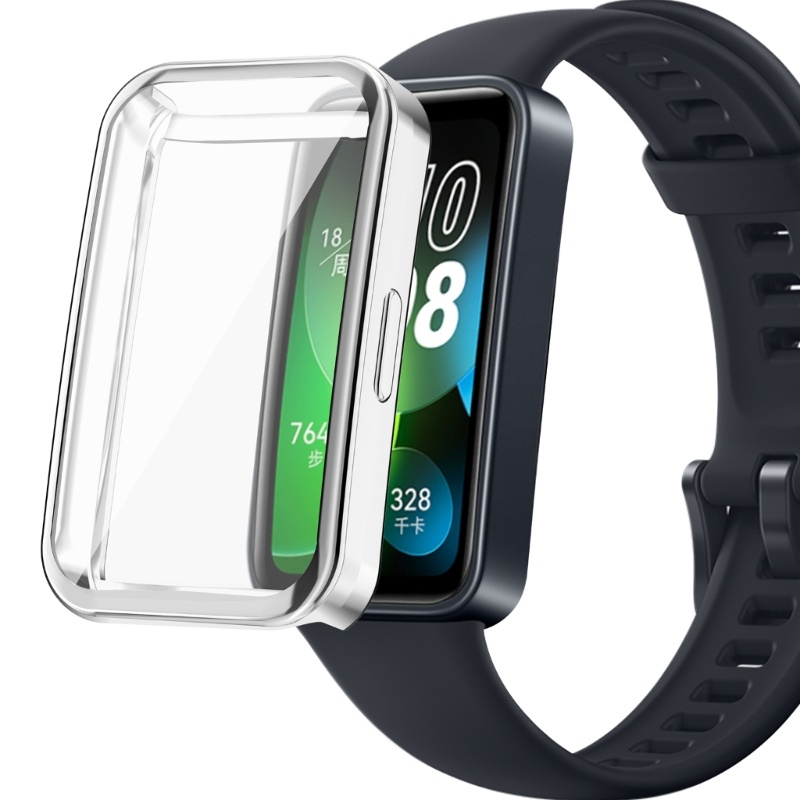 Cre Cocok Untuk Band8 Smartwatch Bumper-Case Pelindung Proteksi Perumahan Ringan Empuk-Sarung Shockproof Shell