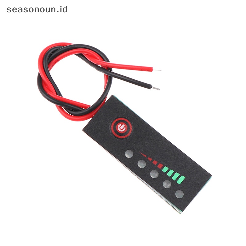 Seasonoun 12V 1 /2X3 /4,5,6 /7S 18650 Lipo Indicator Tester LCD Display Meter.