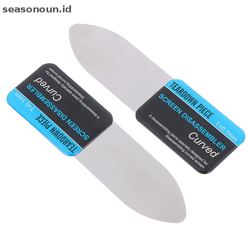 Seasonoun 1PC Pembukaan Telepon Pry Card Tools Alat Bongkar Pasang Telepon Fleksibel Ultra Tipis.