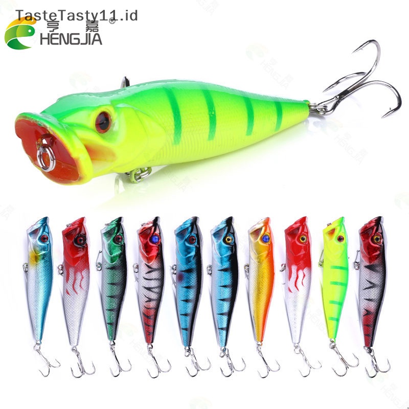 Tastetasty 1pcs Big Fishing Lure Umpan Pancing Buatan Engkol Wobbler Kait Baja Karbon Tinggi Umpan Pancing.