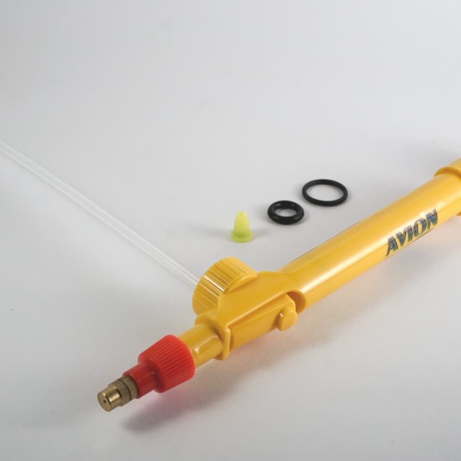 KEPALA POMPA SEMPROTAN AVION MODEL STIK BATANG KUNING SPRAYER HEAD SEMPROT TANAMAN MANDI BURUNG
