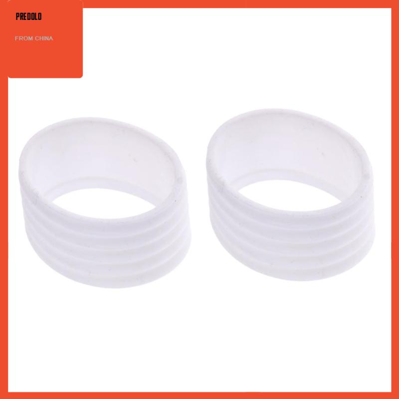 [Predolo] 2x Tahan Lama Raket Tenis Badminton Fix Rings Band Aksesoris Hitam