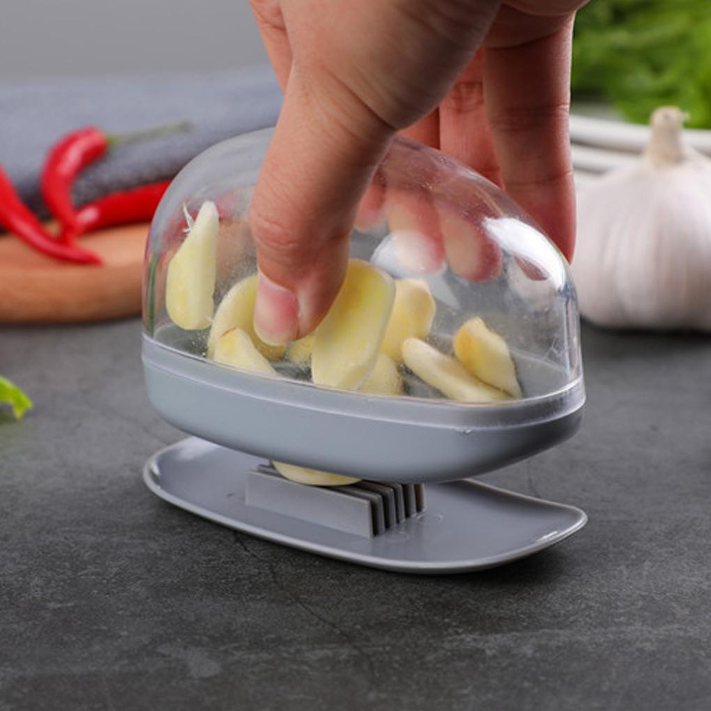 Rumah Tangga Mini Garlic Press Slicer Perajang Bawang Multifungsi Jahe Sayur Pencacah Penghancur Dapur Gadget