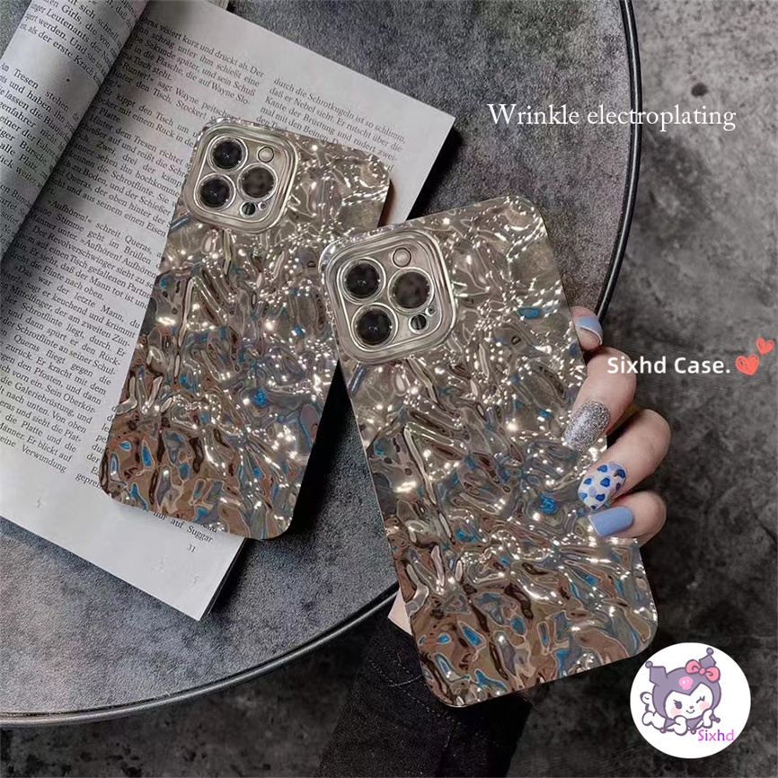 Untuk Samsung A04e A03 A14 A12 A13 A22 A23 A50 A50s A30s A34 A51 A54 A31 A32 A11 M13 M22 M23 Mewah Electroplated Aluminium Tin Paper Phone Case Kamera Perlindungan Shockproof Cover