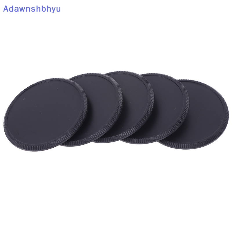 Adhyu 5Pcs Kamera Digital M42 42mm Screw Mount Rear Lens Body Cap Cover Plastik Hitam ID