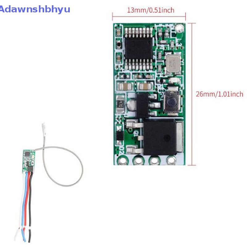 Adhyu 433Mhz 1CH RF relay receiver wireless remote control Saklar Lampu Modul Mikro ID